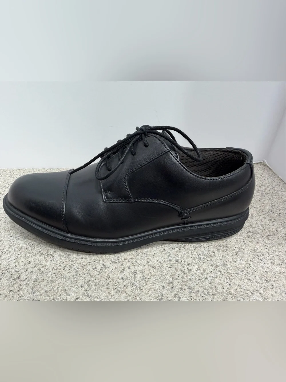 NUNN BUSH Comfort Gel Leather Oxford Walking Shoes - Men's Size 8.5 - Black